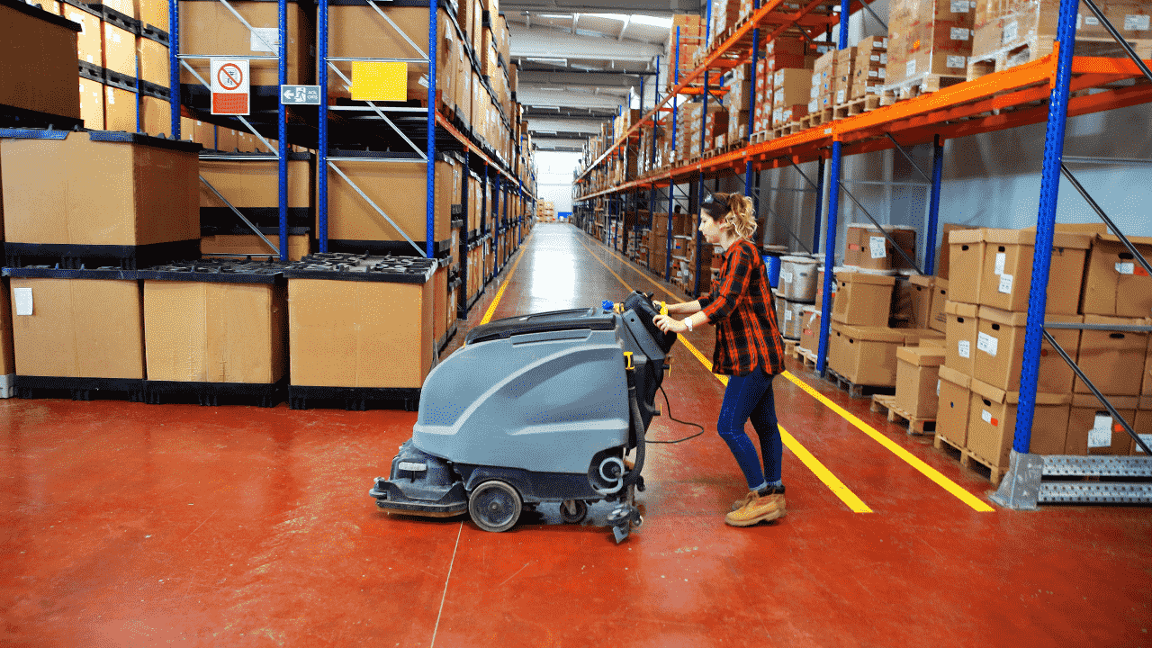 Працівник на прибирання складу