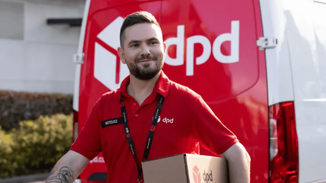 Працівник складу DPD Kowale