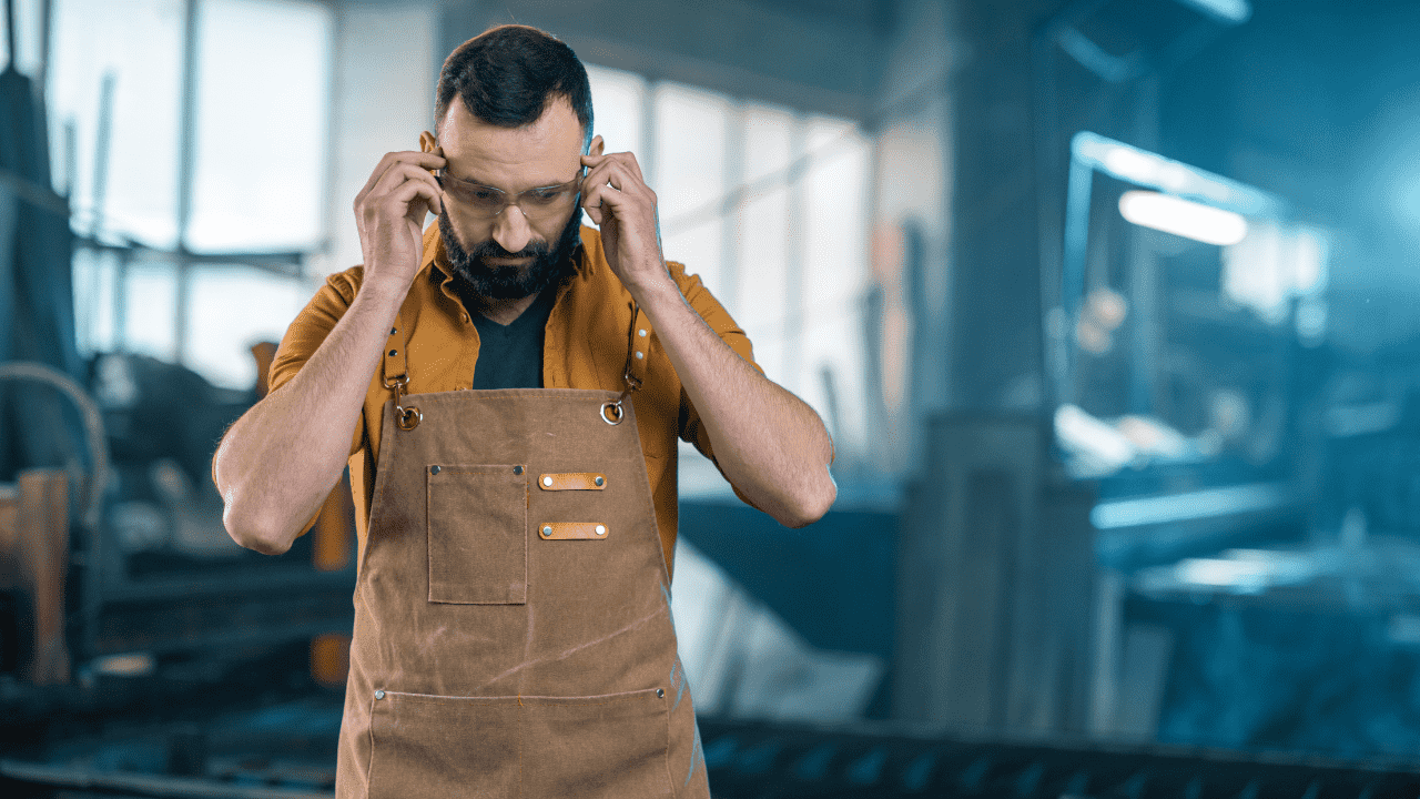 Працівник продукції Saint-Gobain